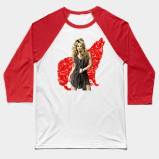 shakira wolf Baseball T-Shirt